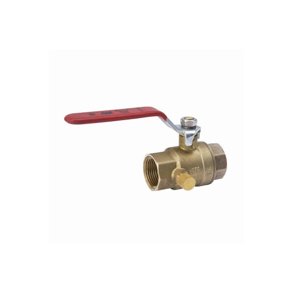B & K 12 BRS SAndW Ball Valve 107-753NL - main